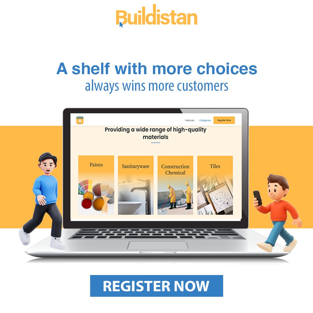 BuildistanOfcl's tweet photo. Give your customers a better buying experience by offering more of what they are looking for. Sign up now and scale your business.

#ShyamSteel #Buildistan #ConstructionMaterials #BuildIt #BuildingDesign #BuildWithBuildistan https://t.co/GRed7sWIgy