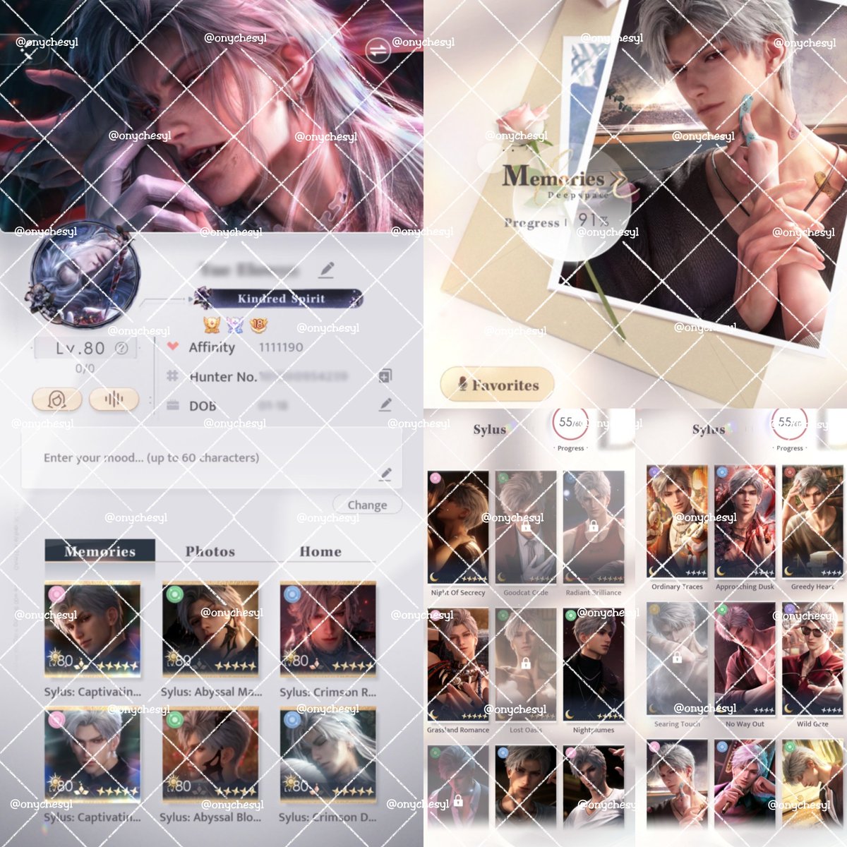 onychesyl's tweet photo. WTS ACC LADS SYLUS FOCUSED ENDGAME WELL BUILD AFFINITY 163, 55/60 CARD
- 64 SSR + 50 dupes
- 3000 dias, 310 crystal, 13 wishes
- On aurum &amp; diamond gift
- R3 CA, R2 CR, R0 AS
- R0 LSG
- All standard myth ✅

💸 IDR 4.2jt / $242 usd, Nego
#zonauang #zonajajan #wtslads #warunglads https://t.co/LAVFWdpHYG
