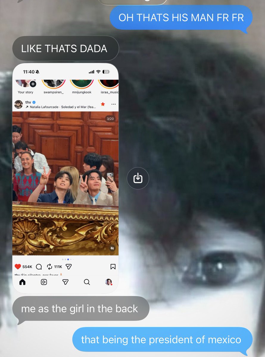 the girl in the back