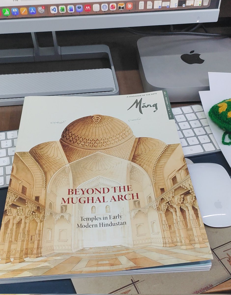 letter2Qumer's tweet photo. Vol. 77- issue 3, guest edited by @SamDalrymple123
This issue explores 17th–19th century temples in North India, Mughal influences on design &amp; patronage, imperial policies under Akbar to Aurangzeb, &amp; much more. Rich scholarship on architecture, history &amp; culture
@_margfoundation https://t.co/OVxgMR7ESl