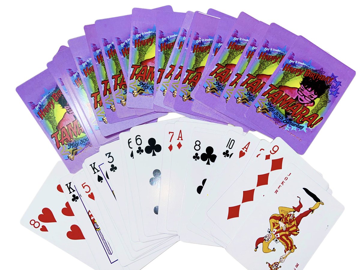 tamara_amarcord's tweet photo. ♠️🃏Take Free Birthday Cards🃏 ♠️

5/30(Sat)タマラバースデー用のフライヤーを
トランプで作ってみた♧

アマルコルドに置くのでみんな自由に貰ってな！ https://t.co/fWqXcjyfxQ