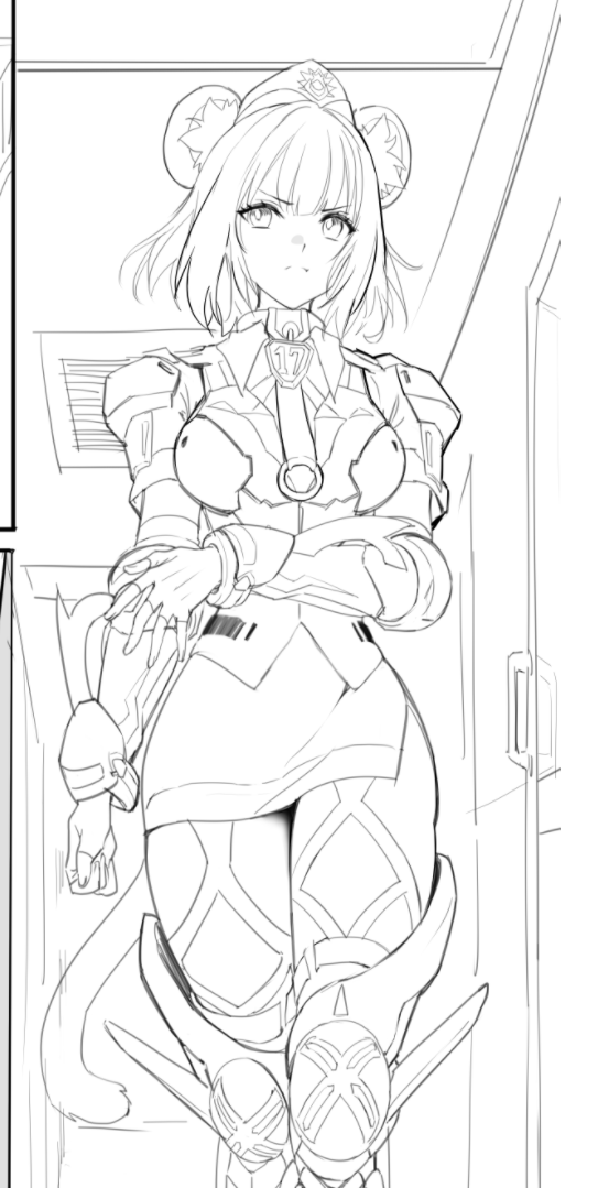 xblhh's tweet photo. 还在画的4页小漫画，主角是イヅナ https://t.co/C8qDz7HAQ6