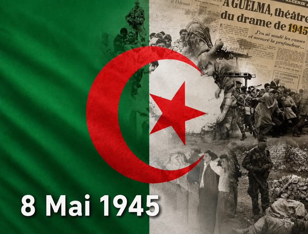 AzPhilippon's tweet photo. En ce 8 mai, nous célébrons la victoire contre le nazisme et rendons hommage à toutes celles et ceux qui ont combattu pour la liberté et la paix.
Je pense aussi avec émotion aux martyrs algériens de Sétif, Guelma et Kherrata, dont la mémoire ne doit jamais être oubliée.🇨🇵🇩🇿 https://t.co/q9pTYEcaes