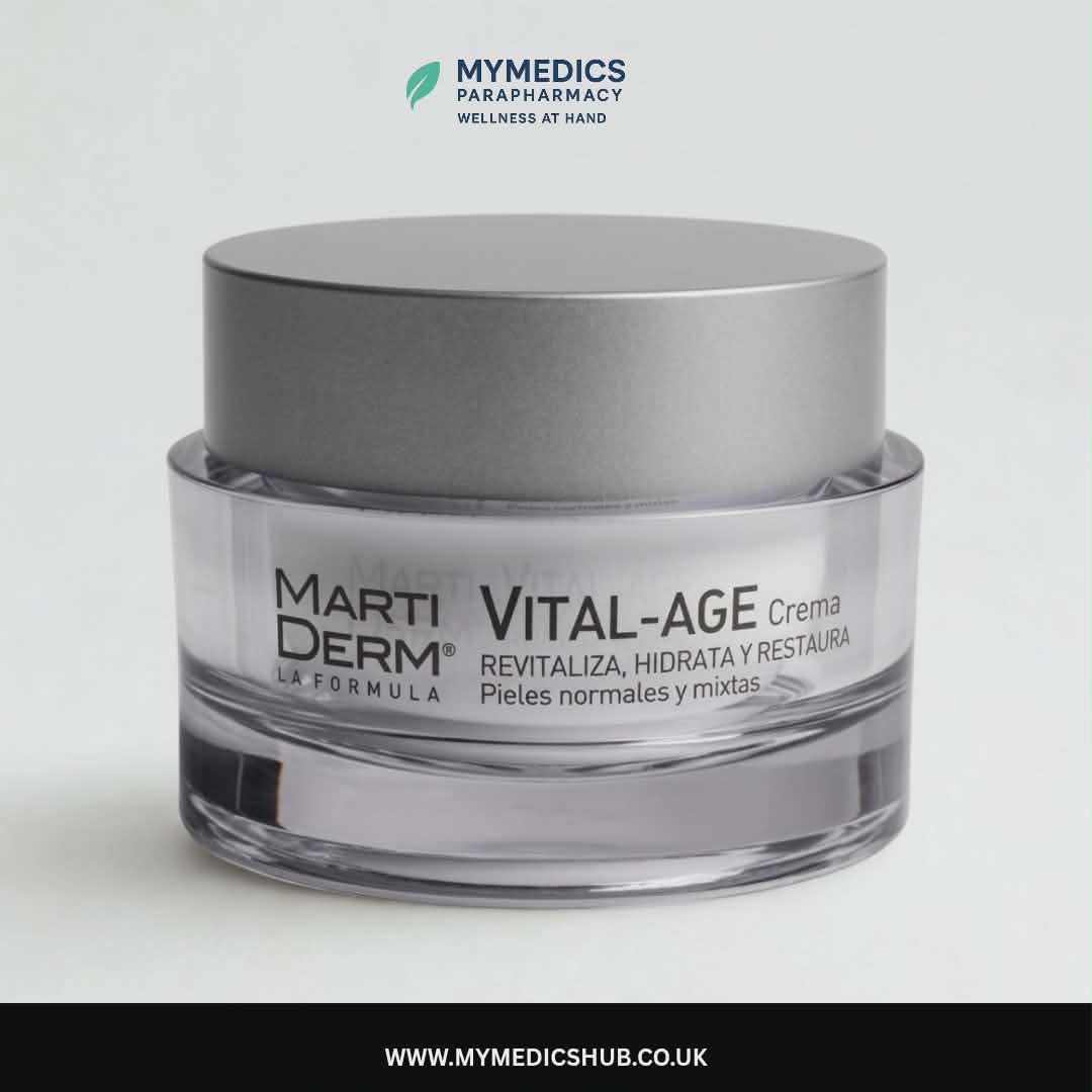 For order and any information visit our website 👇

Martiderm Vital-Age Cream Normal And Combination Skin 50ml

mymedicshub.co.uk/product/martid…

Website : mymedicshub.co.uk

#jagcouture #HealthStore #OrganicBeauty #WellnessTips #NaturalHealing

 MyMedicsWellness | Mymedicshu