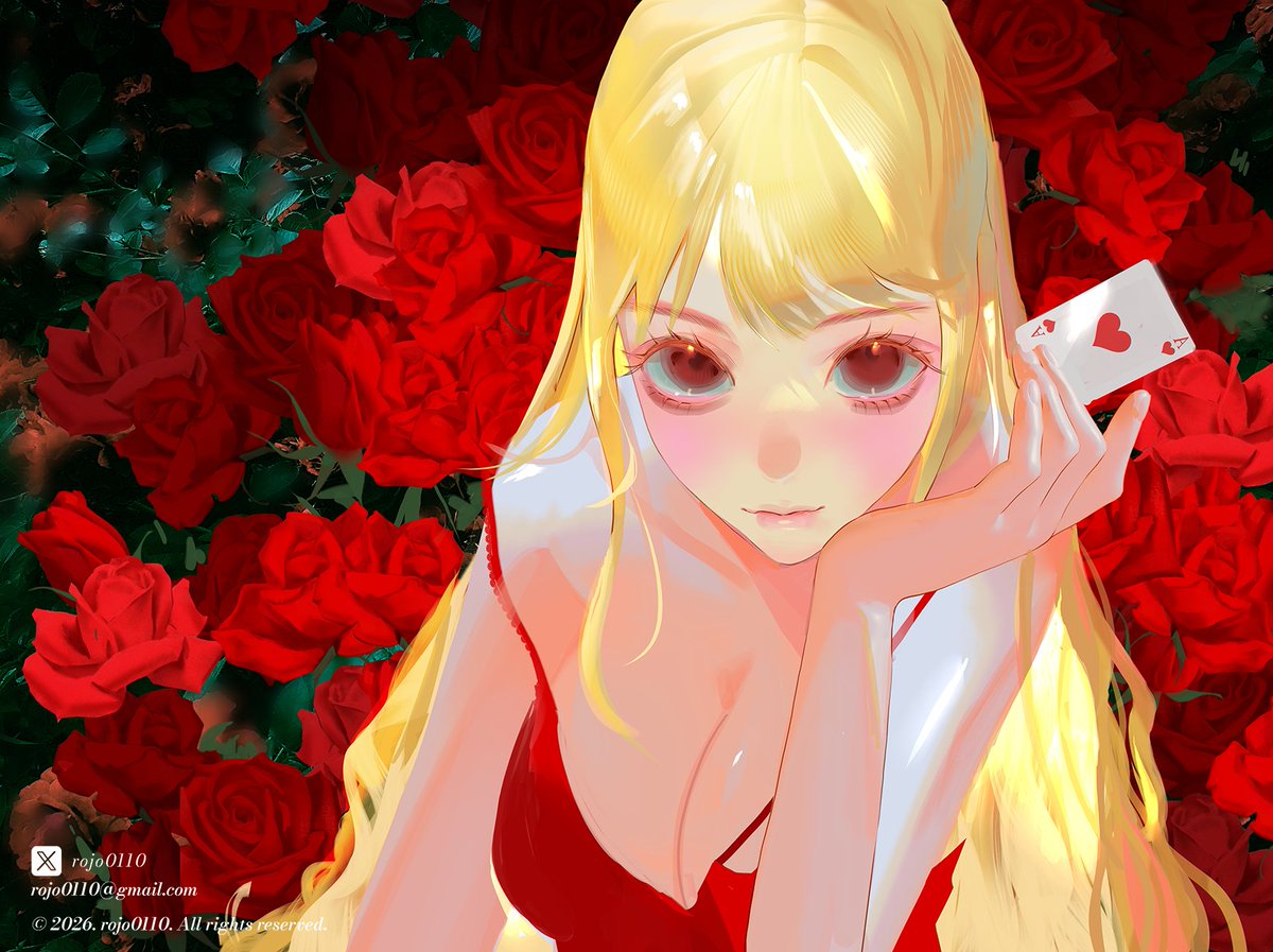 rojo0110's tweet photo. ACE +RED ROSE https://t.co/5qiAkwGKfi