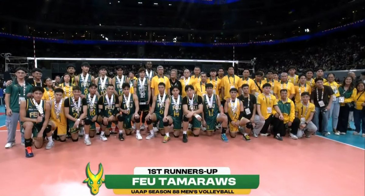 Back-to-back silver medalists.  

What an achievement so far for FEU MVT!  

Dadating din tayo sa point na tayo naman. 

 #UAAPSeason88 
#DryxSaavedraFP