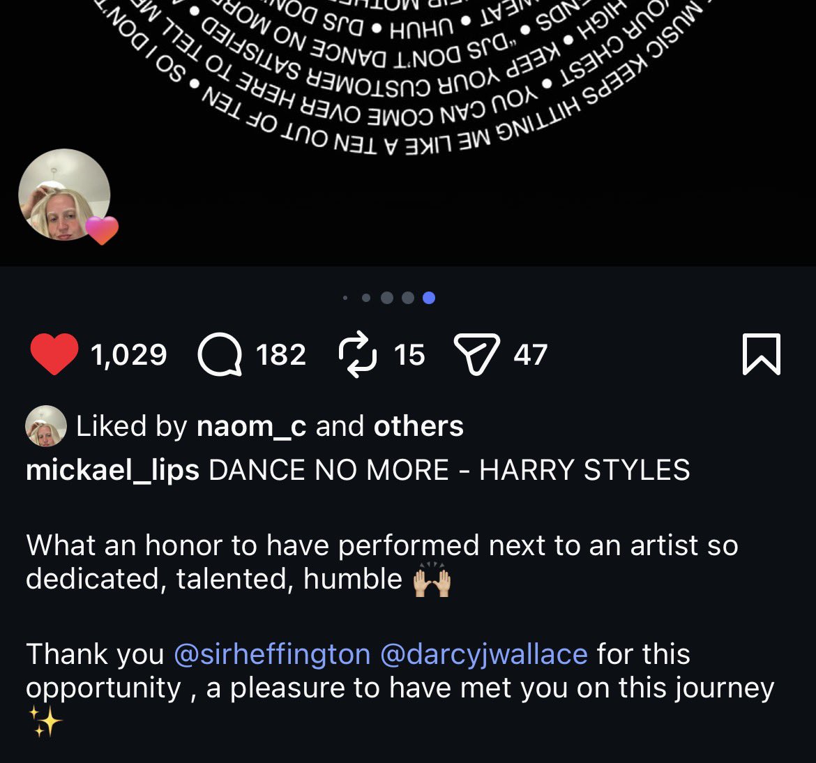 chrryprettstbby's tweet photo. When you are in the love Harry styles competition and the dancers that just met him step in ❌❌❌❌ https://t.co/L1TA99vLT1