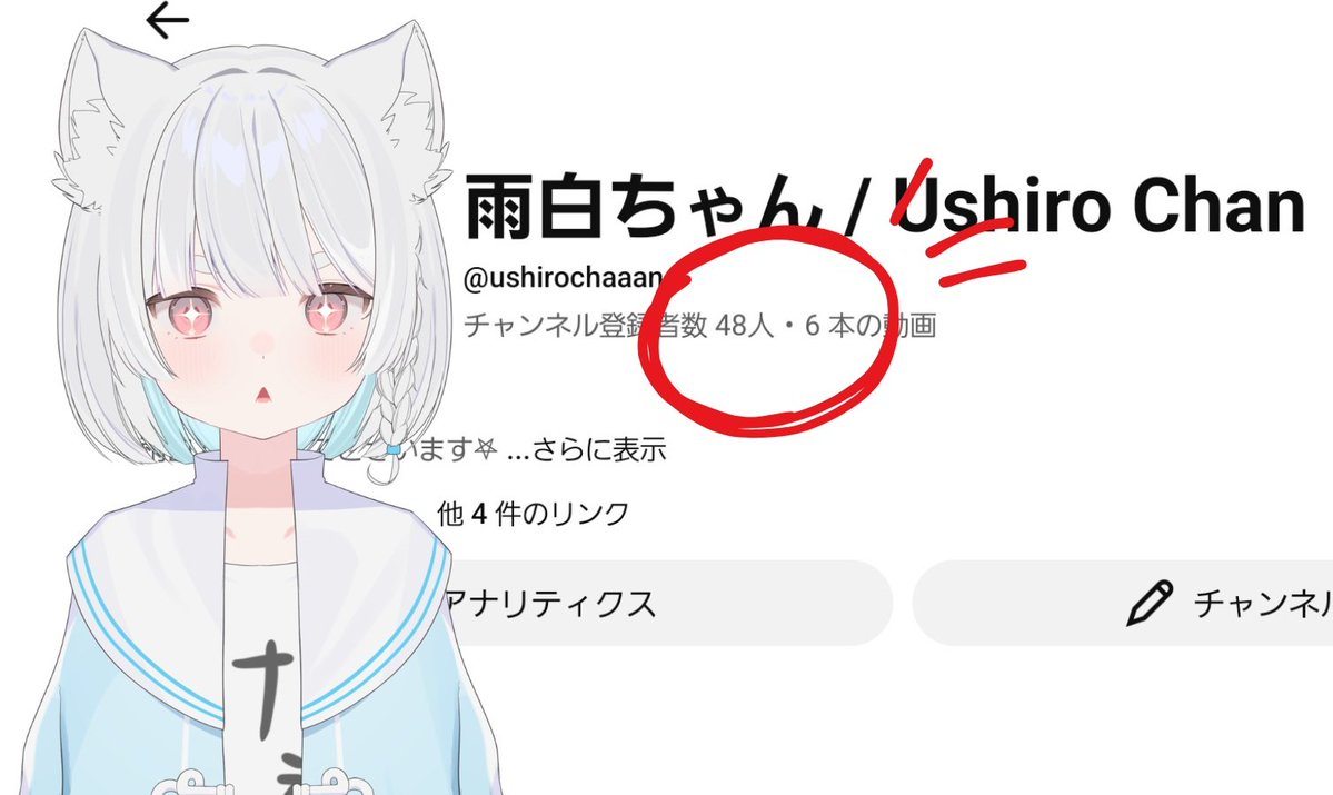 雨白ちゃん / Ushiro Chan tweet media