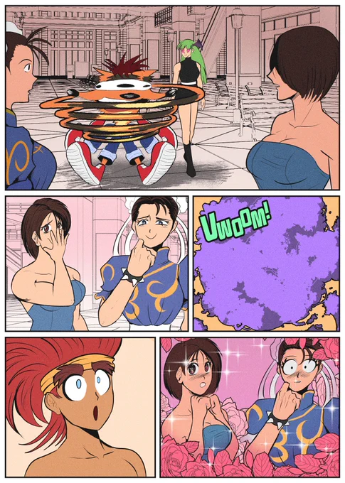 Morrigan X Crash Commissioned Comic Part 3 