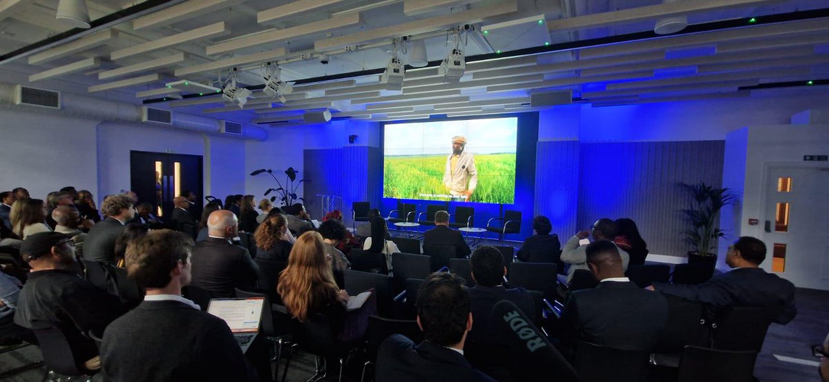 EthiopiaWheat's tweet photo. #Ethiopia's journey from wheat importer to #selfsufficient producer &amp; emerging regional supplier took center stage in London. From the transformed arid lands of Afar to strengthened national food sovereignty, Ethiopia as a model for #climateresilient agricultural transformation https://t.co/w6hzMUj4ka