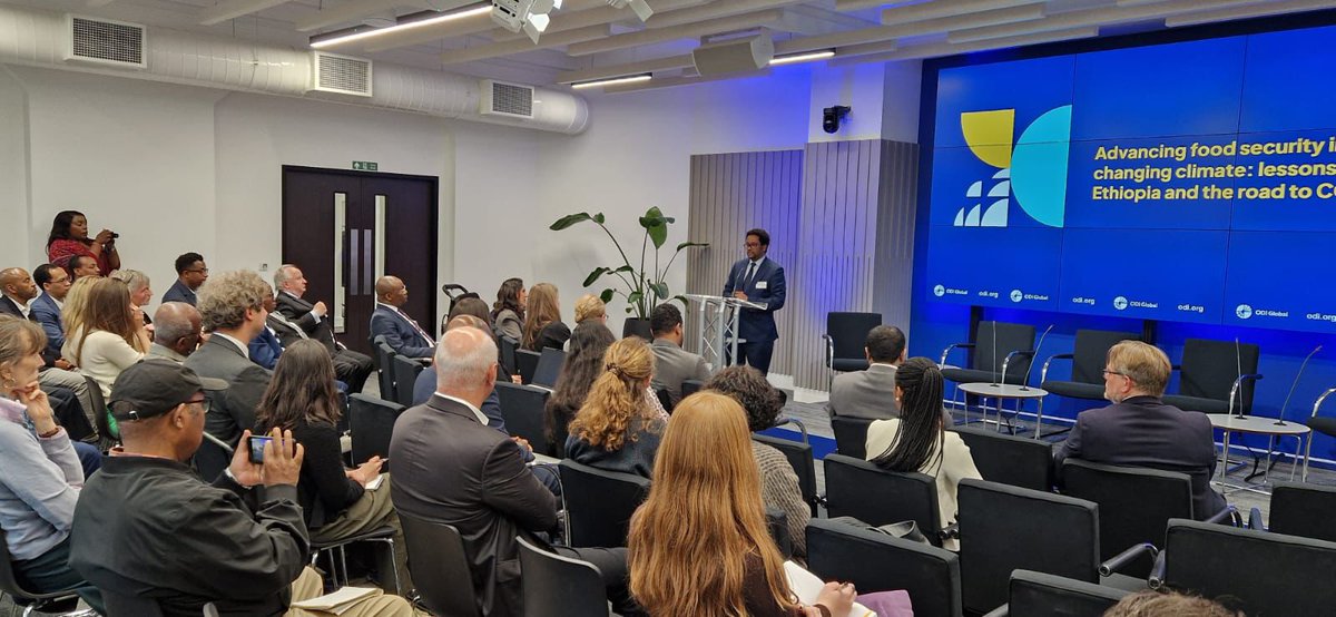 EthiopiaWheat's tweet photo. #Ethiopia's journey from wheat importer to #selfsufficient producer &amp; emerging regional supplier took center stage in London. From the transformed arid lands of Afar to strengthened national food sovereignty, Ethiopia as a model for #climateresilient agricultural transformation https://t.co/w6hzMUj4ka