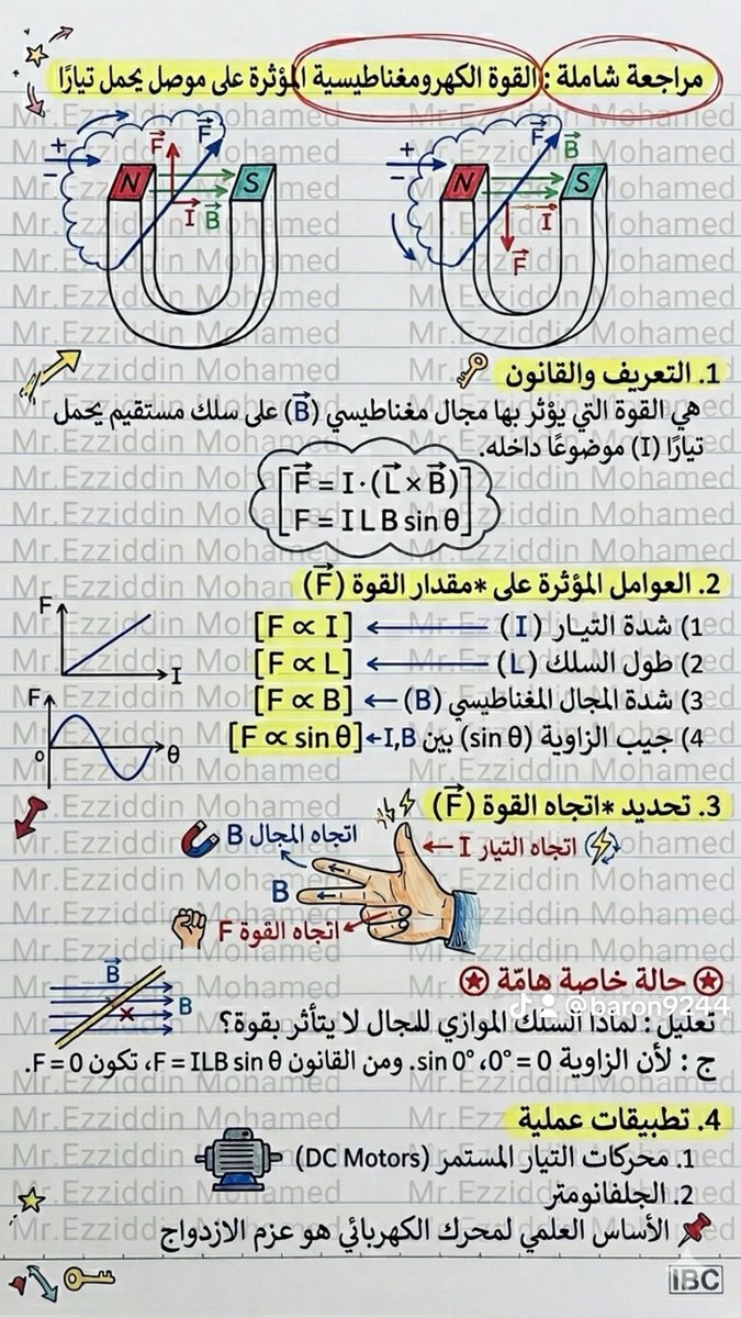 baron201075's tweet photo. #الصف_الثاني_عشر
#الفيزياء
#القوة_الكهرومغناطيسية
#ذلك_ما_كنا_نبغ 
#TikTok https://t.co/NBBUJC1paH
