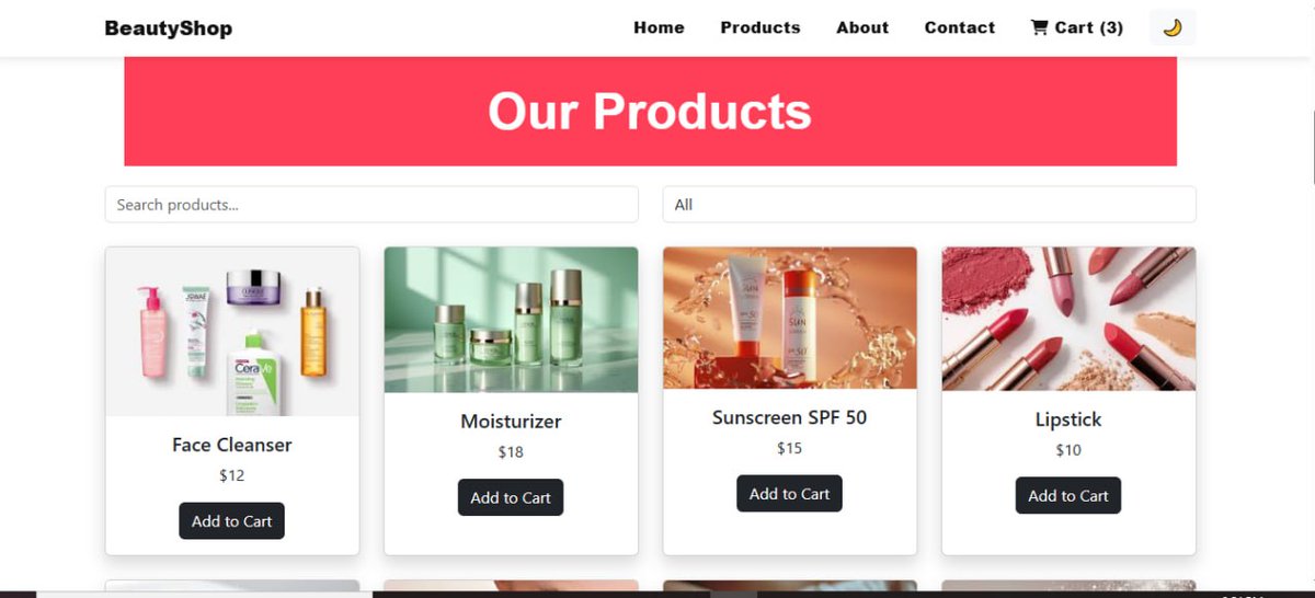 jamilasoltani_'s tweet photo. Today I’m excited to share my new online store website project🛍️💻
Built with HTML, CSS, Bootstrap, and JavaScript.
Special thanks to my teacher for the support and guidance throughout this project.🤍

@Wajiha_Niazi 
@f_forough 
@CodeToInspire https://t.co/fWT0cZjOTo