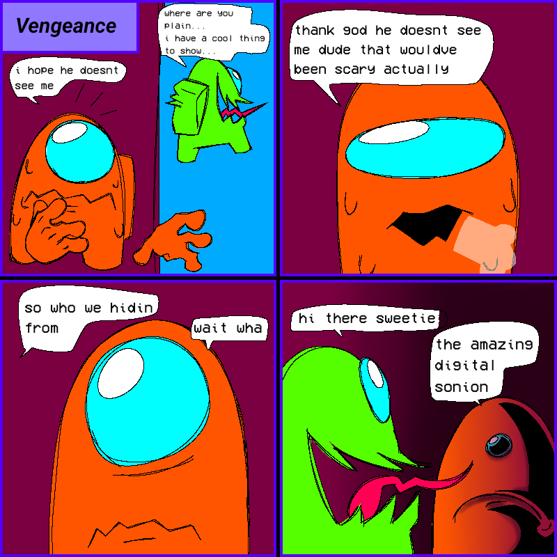 ImpostorMod's tweet photo. Impostor Showdown Comic #1 Vengeance

badass name with stupid story

- @kevanevans https://t.co/vR0sedApaL