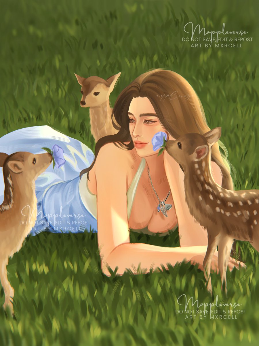 mappleverse's tweet photo. bambi mav #MAYpple 

#ArtForApolonia https://t.co/KkKaaJvw27
