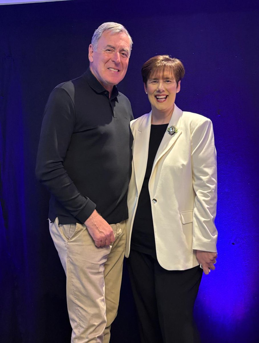 NormaFoleyTD1's tweet photo. There's only one Packie Bonner! Thrilled to have Packie in The Kingdom for the Toastmasters Rose Conference @rosehoteltralee. Olé Olé Olé! https://t.co/nUTqXz93hT