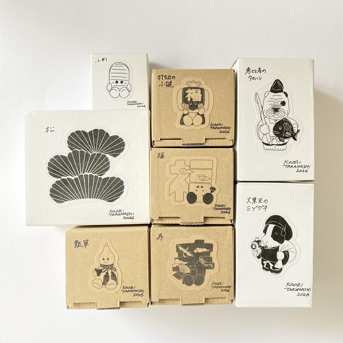 VINYLさまにて新作のお取り扱いが始まりました。 今回は“おめでたい“が