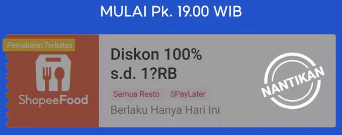 Kode Voucher Shopee💯 tweet media