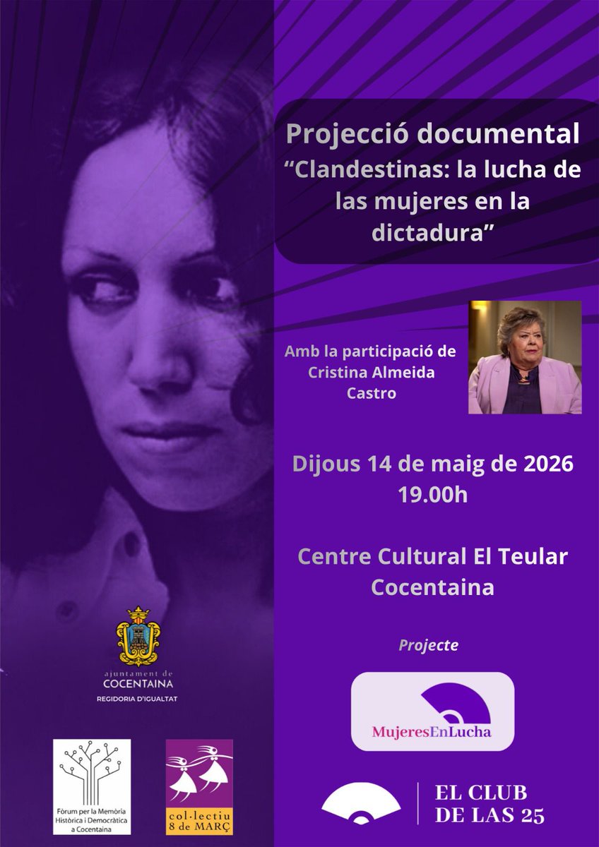 AMITMu_Val's tweet photo. Documental en Cocentaina. https://t.co/LNJNYAwGjg