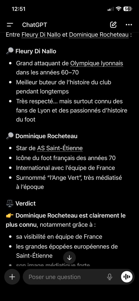 eonnet_b's tweet photo. @Gonedeco_972 @Permanganate21 @PierreF65675155 @LePtitAuxerrois Ptdrrr va te coucher juste pour rire j’ai demander à l’ia qui était di nallo il m’a parler d’un autre et quand j’ai comparé les 2 : https://t.co/YwJ8Cng9mw