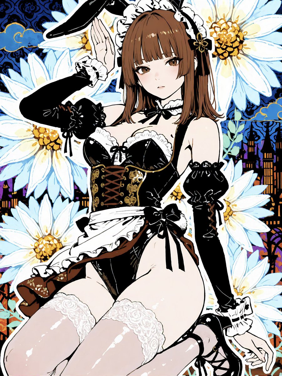 ディアンドルバニー うちの3人娘で着用させてもらいました！ バニー