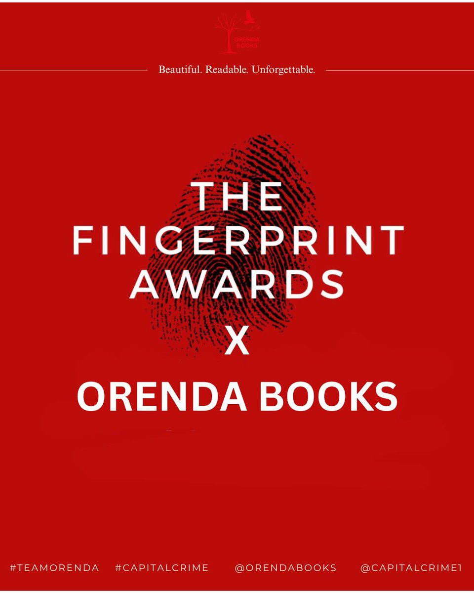 OrendaBooks's tweet photo. We are so excited to have THREE INCREDIBLE ORENDA AUTHORS shortlisted for @capitalcrime1's #TheFingerprintAwards!❤️
Books include:
#Dangerous🖤 by @essiefox
#KillThemWithKindness🙂 by @will_carver
#SmallFires🔥 by @Ronnie__Turner
VOTE NOW AT https://t.co/WbOaAjXKAc🙌 https://t.co/mtP67TgETk