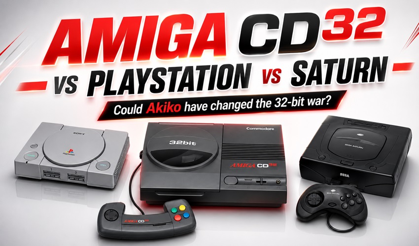 Could Akiko have saved the Amiga CD32 from PlayStation and Sega Saturn? generationamiga.com/2026/05/09/cou… #AmigaCD32 #Akiko #Amiga #Commodore #PlayStation #SegaSaturn #RetroGaming #ConsoleWars #GamingHistory