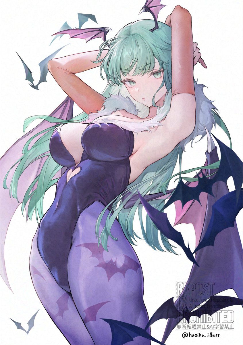 モリガン描きました