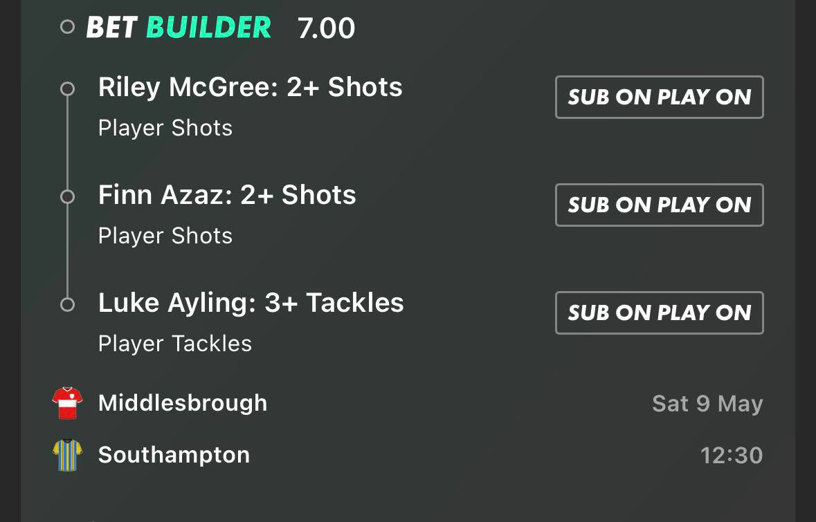 Lemzyy_'s tweet photo. 🏴󠁧󠁢󠁥󠁮󠁧󠁿 MIDDLESBROUGH vs SOUTHAMPTON BET BUILDERS 🪜 

🚨 Both these BBs I’m sharing for FREE to you all straight from my Bet Builders VIP Group

LIKE ❤️ THIS TWEET &amp; IF BOTH BBs WIN, I’LL GIVEAWAY $500 TO ONE LUCKY FOLLOWER

STAKE WISELY💰(B365 Codes are in the replies below👇🏾) https://t.co/w6EI84Oinr