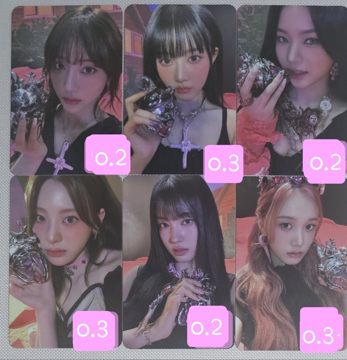 Stayc 스테이씨 메타모르픽 치아땡 쇼케이스 퇴장포카 양도 sell

수민 시은 아이사 세은 윤 재이 치아땡 치키아이시땡 메타모르픽 metamorphic showcase 쇼케이스 photocard poca pc sumin sieun seeun yoon j isa  cheeky icy thang