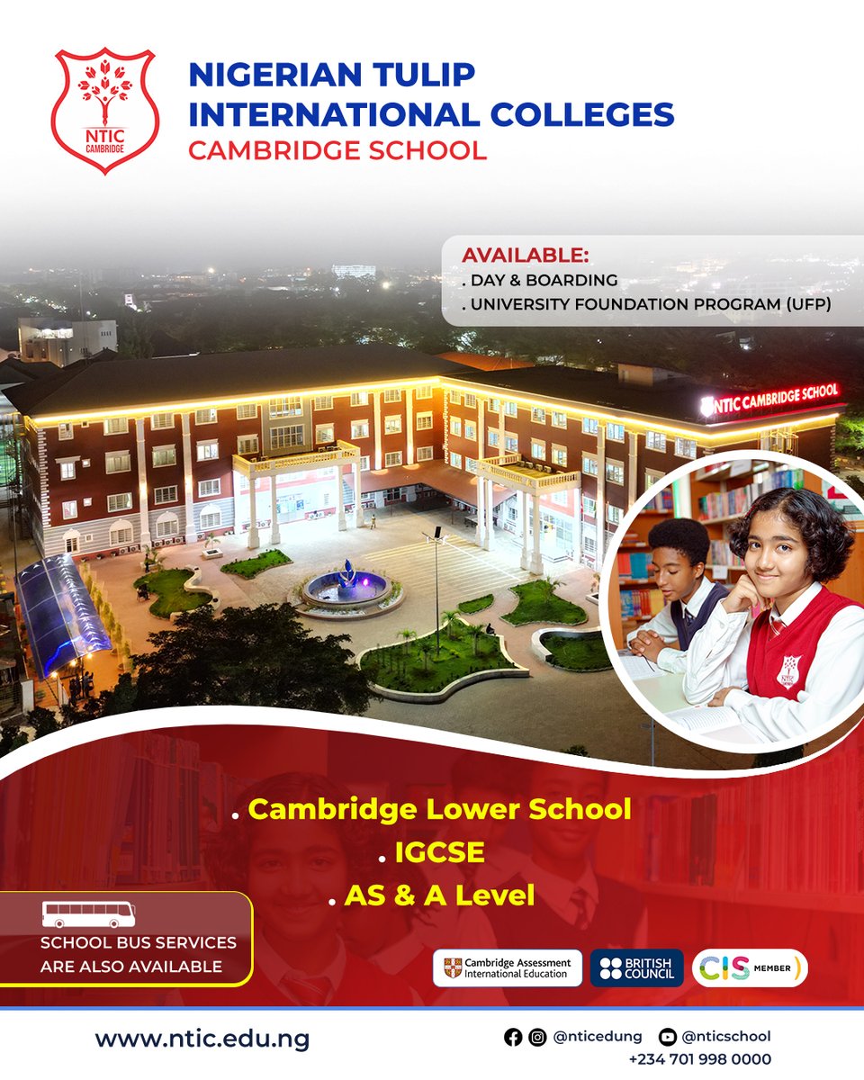Nigerian Tulip International Colleges tweet media