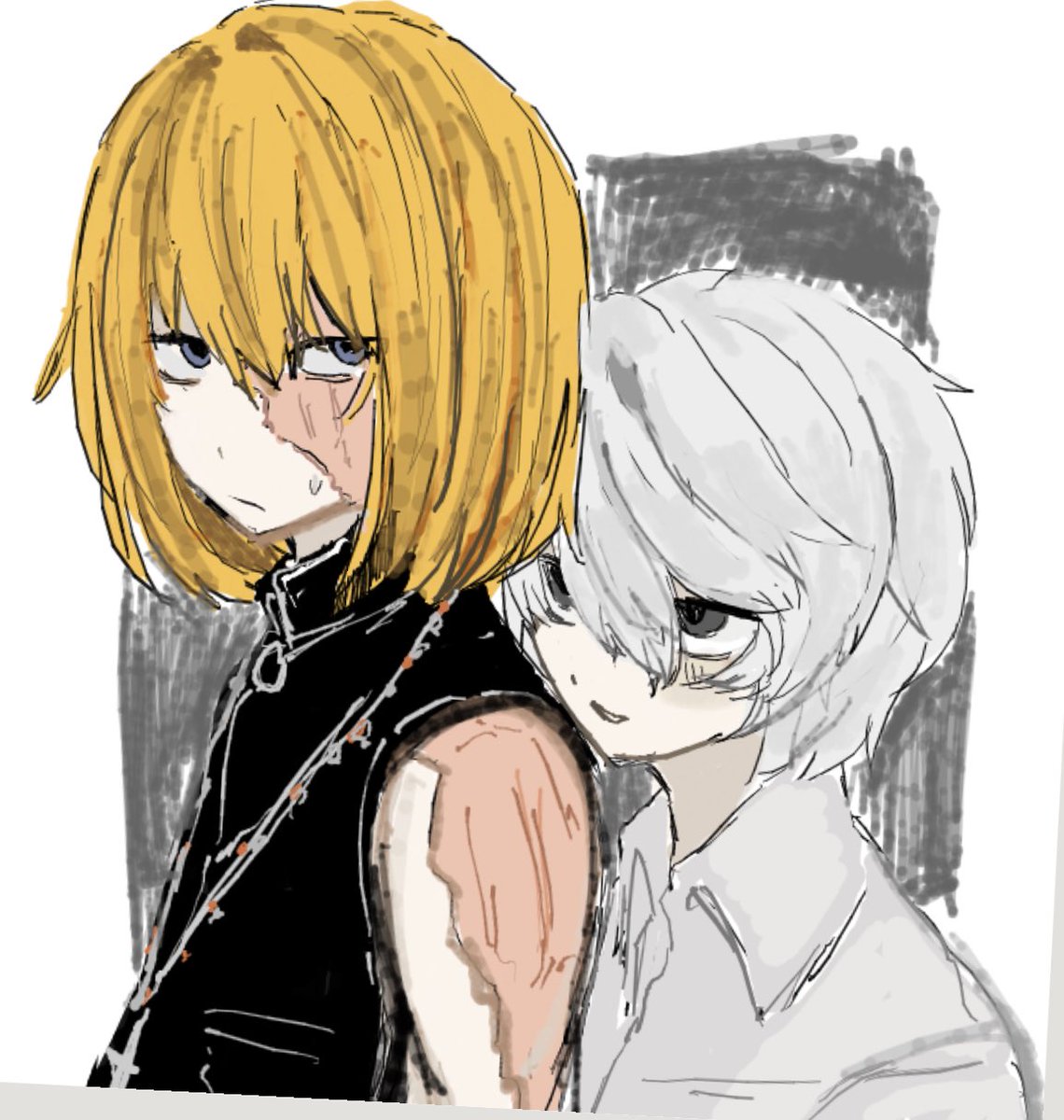 Kitaka_i's tweet photo. 絵チャ ありがとうございました〜💕
ニアメロ〜〜〜！ https://t.co/UygUeljVys