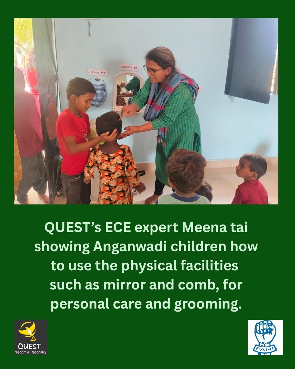 QuestorgQuest's tweet photo. Knowledge partnership between QUEST &amp; PANI (UP) is in its 3rd year now. QUEST ECE experts Meena Nimkar and Prachi Bogam visited the project locations in Balrampur, Gainsadi &amp;Rehra Bazar. They were happy to see that the AW workers in the sector were following a basic ECE routine. https://t.co/fhBgugWXuE