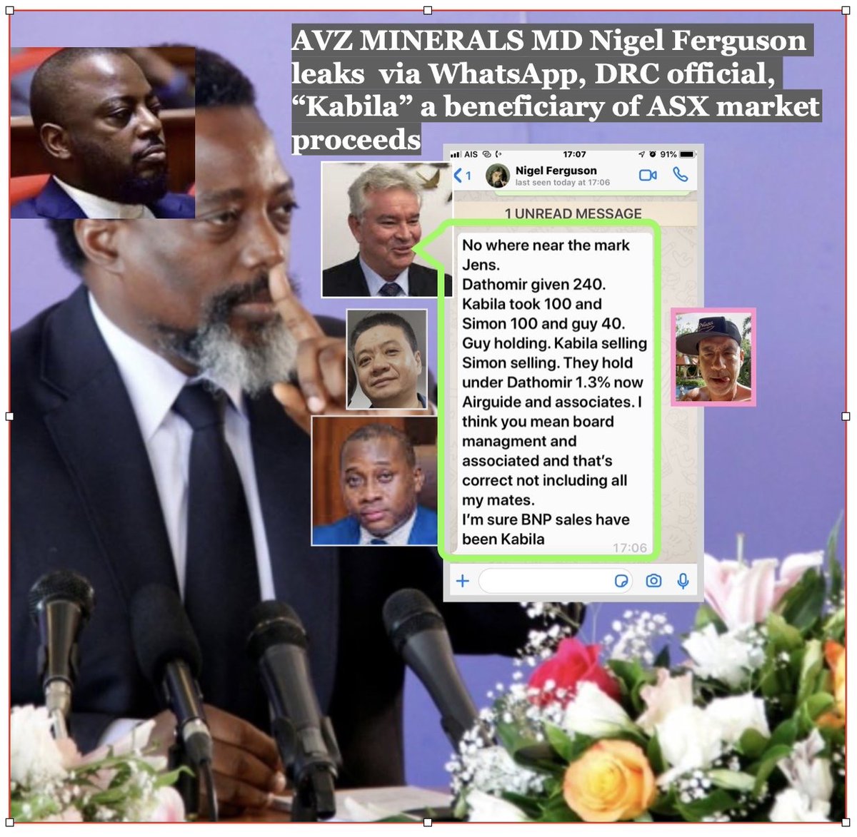Sanegeist's tweet photo. did $AVZ try to bribe its way to the Manono project March 2022 ? @asicmedia 

$45,000,000 USD suggests Simon Cong had powerful figures behind him to make @AvzMinerals International kneel and kiss the ring https://t.co/nBZYviMqoo
