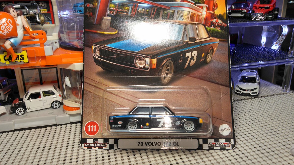 昨日の購入ホットウィール👍 #ホットウィール '73 ボルボ 142 GL 昨日