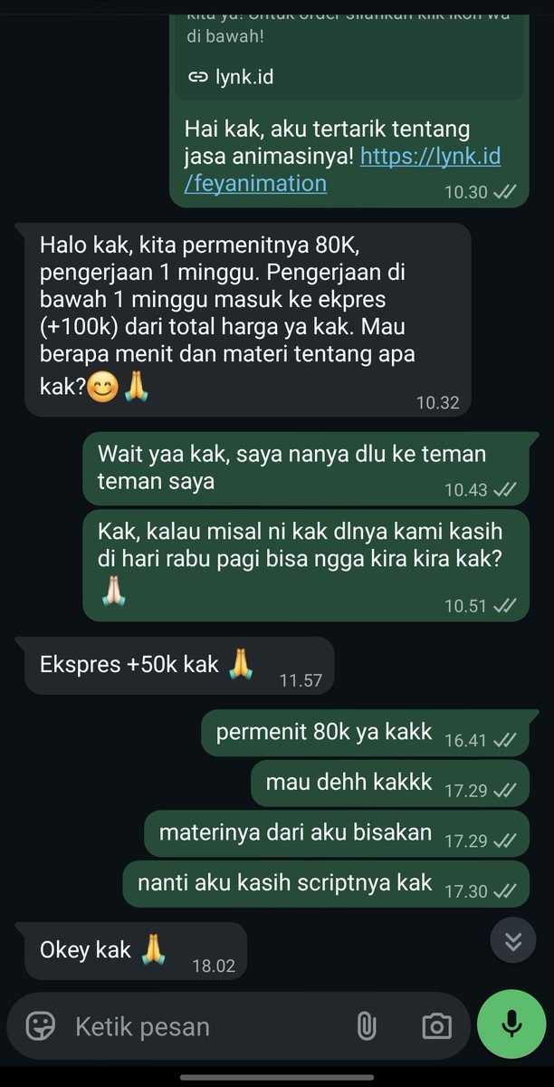 Juliassyz's tweet photo. jadi pas itu aku ada tugas gtu buat video animasi, nah pas itu aku ketemu dah ama ini orang. Aku tanya tnyalah seputar tgsku ke dia, terus disitu aku buatlah kesepakatan kalau tugasku bisa ga dlnya selasa gitu, terus dia bilang bisa yaudah aku lanjut dp aja karena emg lg kejar dl https://t.co/9cHBgvnSiy