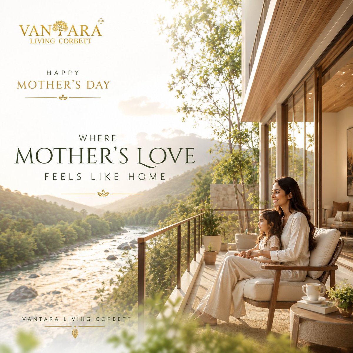 RRG_Builders's tweet photo. A mother’s love feels like home — warm, peaceful, and full of comfort. 🌿✨
This Mother’s Day, celebrate the bond that makes every place beautiful. 
Happy Mother’s Day from Vantara Living Corbett. 💛
.
.
.
.
#MothersDay #HappyMothersDay #VantaraLivingCorbett #LuxuryLiving https://t.co/NS9cVw2oFM