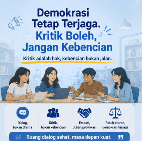 jayalestaree's tweet photo. Di Indonesia, tidak ada represi. Ruang diskusi masih luas, asalkan kita bersama-sama menjaga keutuhan bangsa dan menciptakan solusi yang konstruktif. https://t.co/236W6ZW8Bc