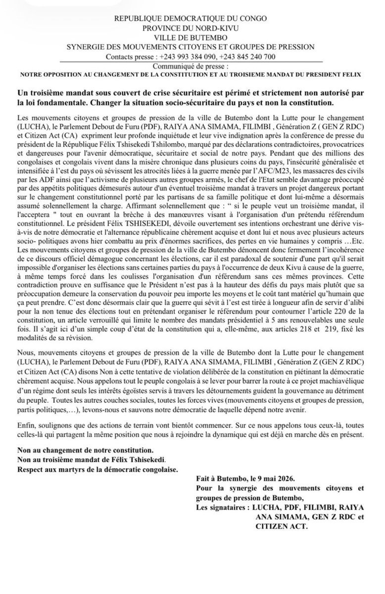 Sauvons la RDC-Officiel🇨🇩 tweet media