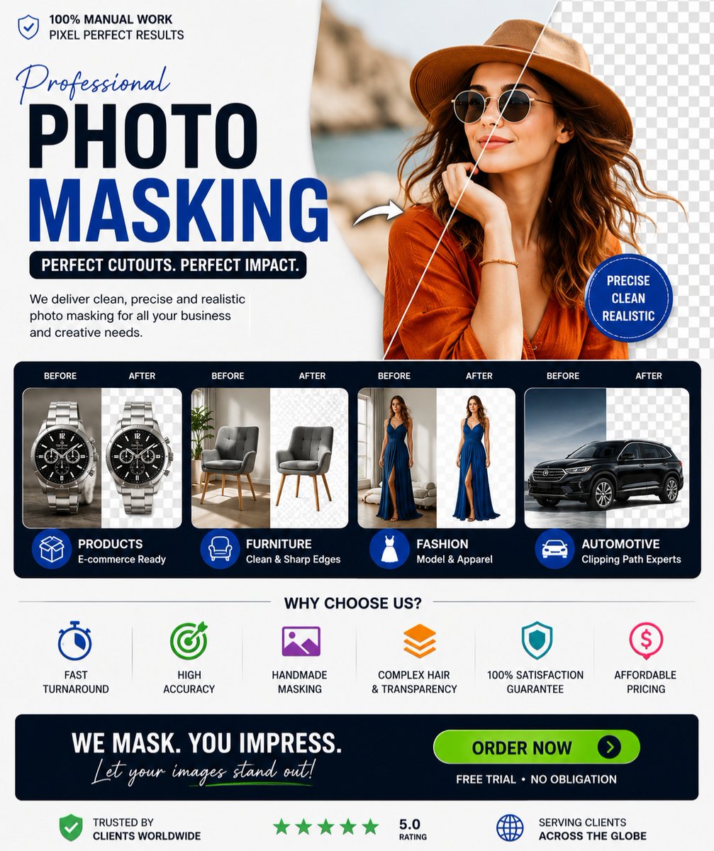 clippingpathify's tweet photo. We deliver pixel-perfect masking for every detail
Clean edges. Fast delivery. High accuracy.
Send us your images today!

Contact us:
info@clippingpathify.com
https://t.co/cWoLVeBawQ

#PhotoMasking #ImageMasking #BackgroundRemoval #ClippingPathService #PhotoEditingCompany https://t.co/qPXxLEjx05