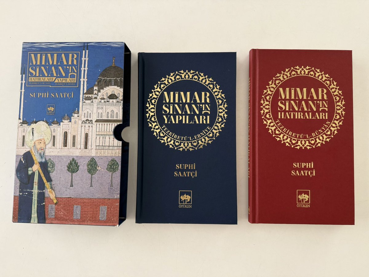 mehmetbrksn's tweet photo. Şu ⬇️ çalışmaya dair birçok eleştirim var. Biraz uzun olacak. Öncelikle eserlere yakıştırılan adlar çok yanıltıcı. Bu kitapların adları “Mimar Sinan’ın Yapıları” ve “Mimar Sinan’ın Hatıraları” değil; altta karınca duası gibi yazan “Tezkiretü’l-Ebniye” ve “Tezkiretü’l-Bünyan”. https://t.co/NdacETVAwW