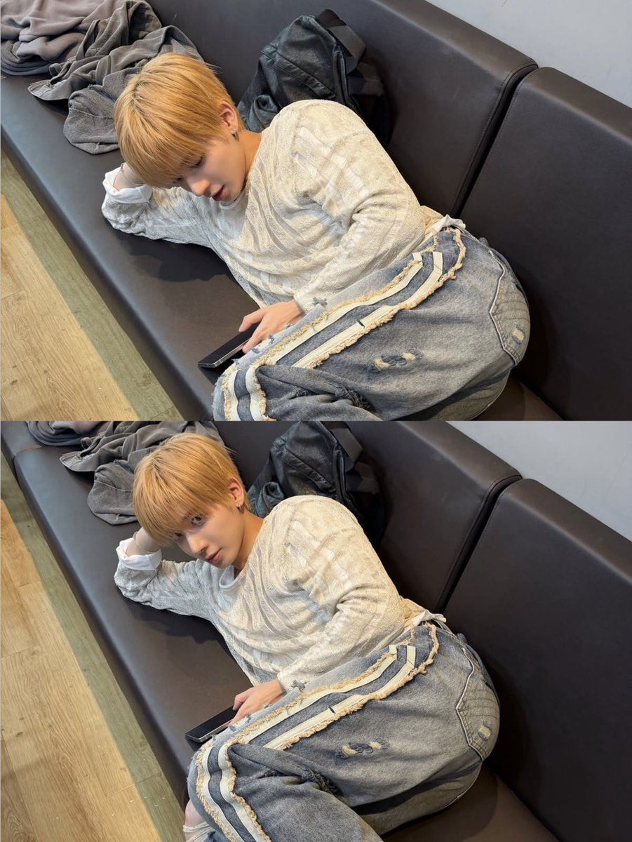 is this officially the first time in history taehyun is purposely showing off his ass in a photo