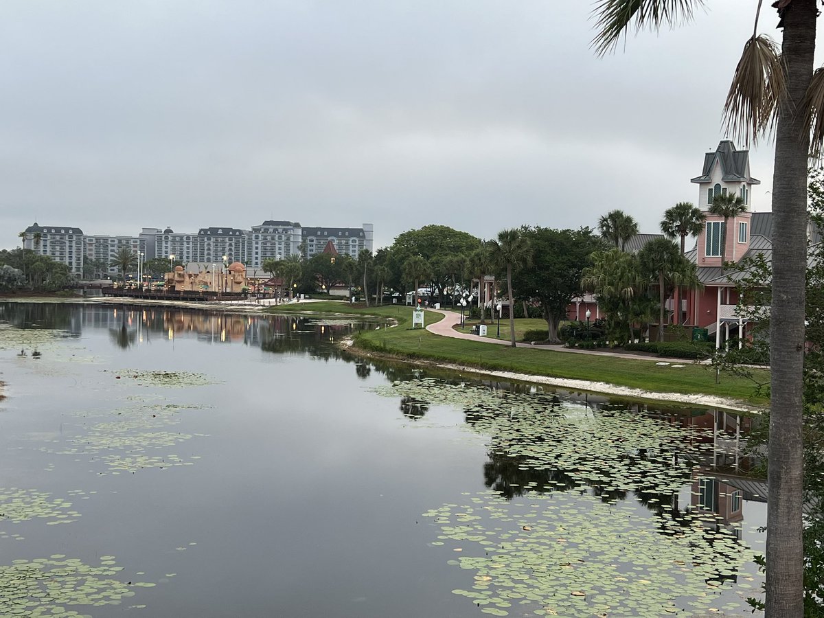 There’s just something about walking around the resort early in the morning that just hits differently