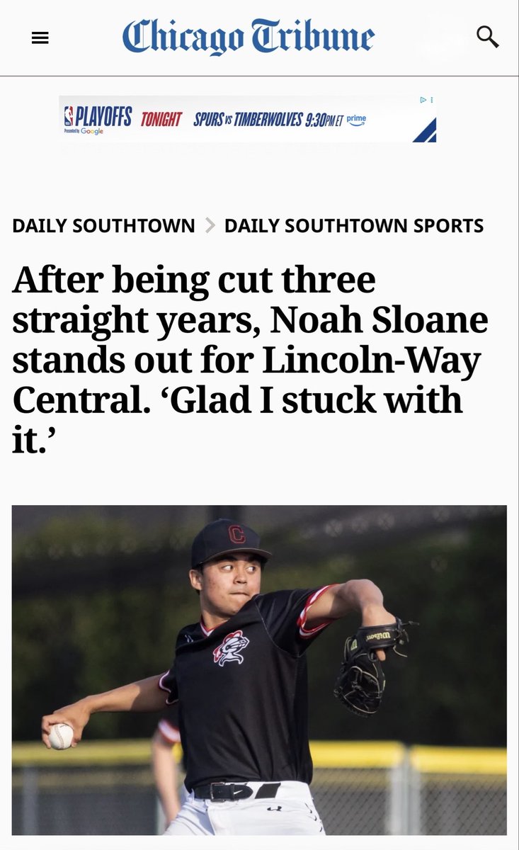 sloane_noah's tweet photo. Thank you for the feature @Millar_S . Proud to be part of @LWCBase team and family. Grateful to everyone who’s been part of my journey so far.

@PrestigeBall 
@ChicagoELITE18u 
@PrepBaseballIL
@UWPlattBaseball https://t.co/5qUBpS8fDR