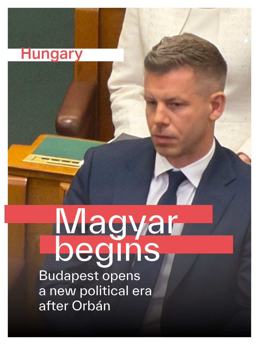 ciaoferrara's tweet photo. #Hungary turns officially the page. Parliament today votes Péter #Magyar as prime minister. An era ends. The real test begins now. https://t.co/7STZSQKSAd