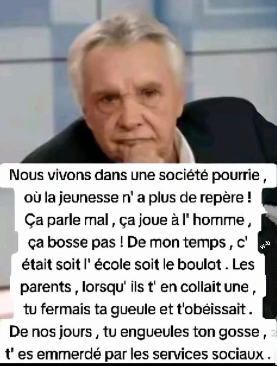 Bien balancé Michel👊🇫🇷