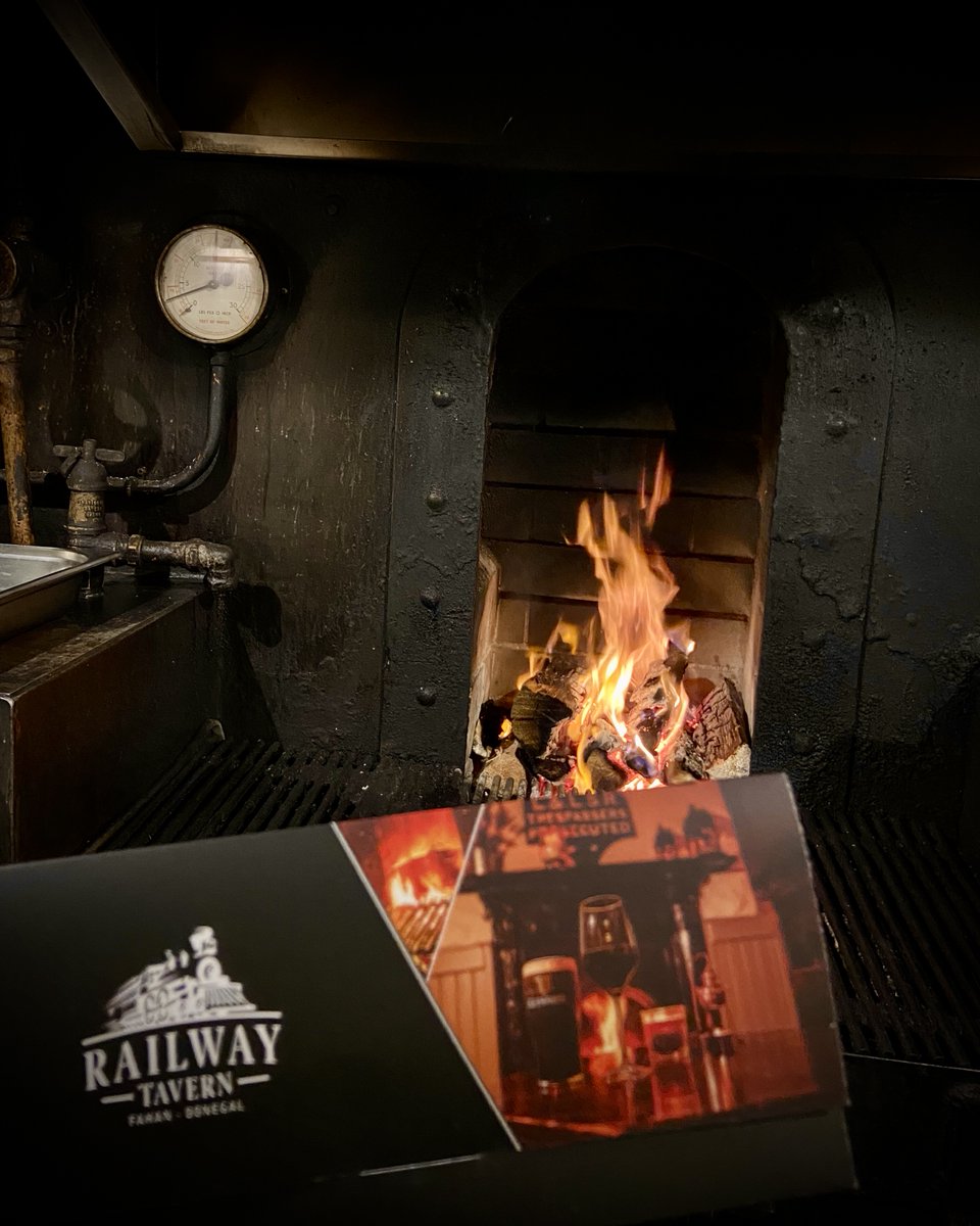 Fireboxgrill's tweet photo. Not sure what to get them? You will not go wrong with this. A Railway Tavern voucher is the kind of gift that actually gets used 🎁

Purchase via our website https://t.co/cVfY5cU5tG

#RailwayTavern #GiftLocal #DonegalGifts https://t.co/WURly6PVKI