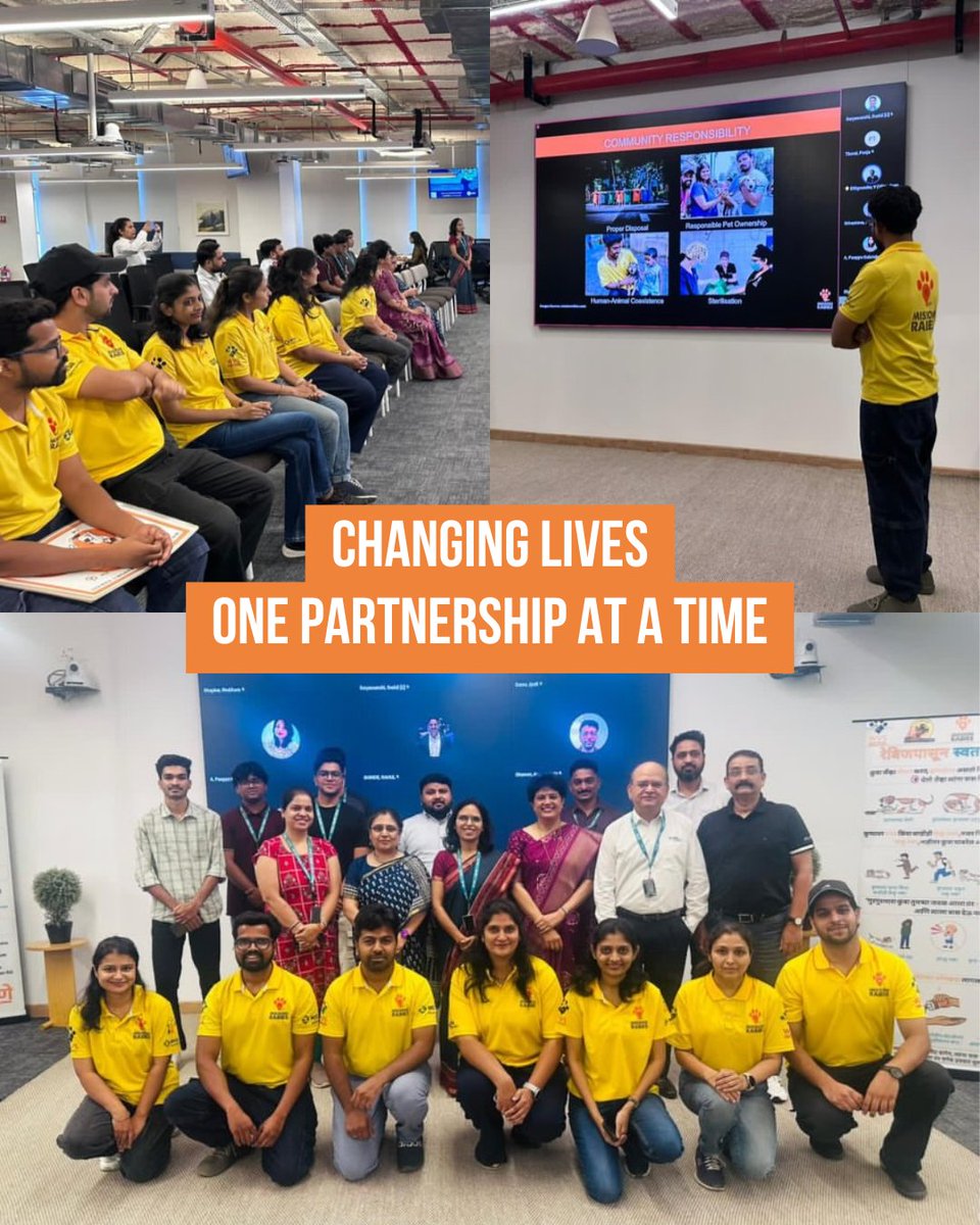 LukeGamble's tweet photo. Spotlight Saturday goes to the @MissionRabies and @WVScharity India teams 🇮🇳

Through vaccination, surveillance, education and awareness, they’re helping move closer to a rabies-free future for both people and animals.

This is a CSR initiative by MSD Animal Health. https://t.co/ygIbGr0jQV