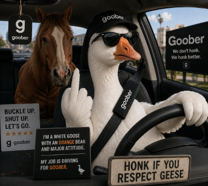 Goose tweet media