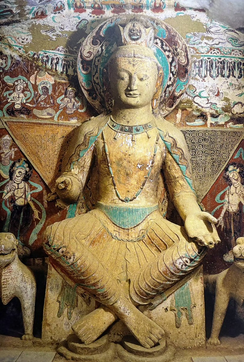 Cross‑Ankled Maitreya Bodhisattva Statue, Northern Liang Dynasty